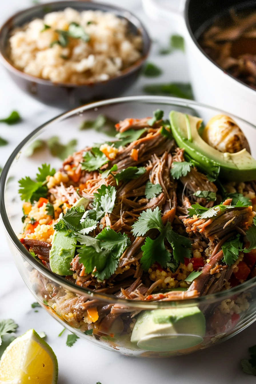 Shredded Keto Dutch Oven Pork Carnitas