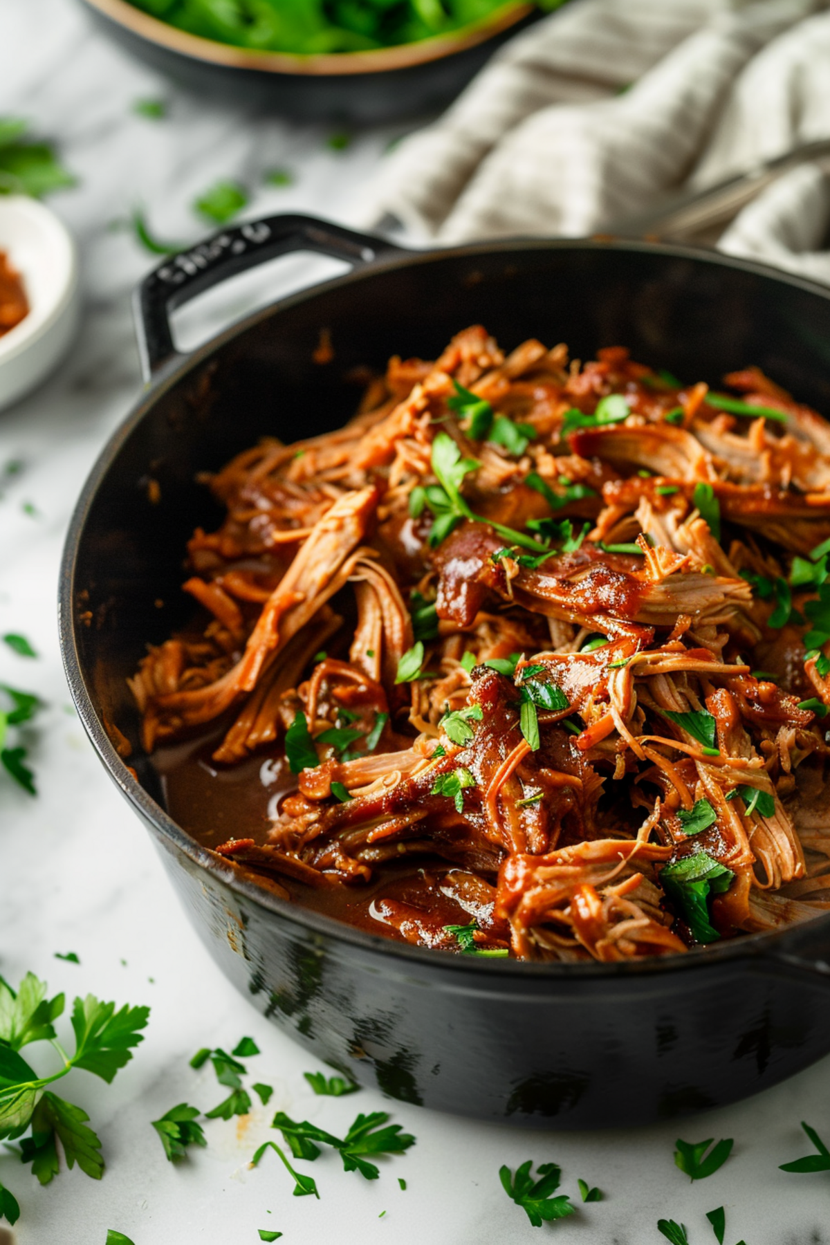 Keto Dutch Oven Pulled Pork with Smoky BBQ Sauce_001