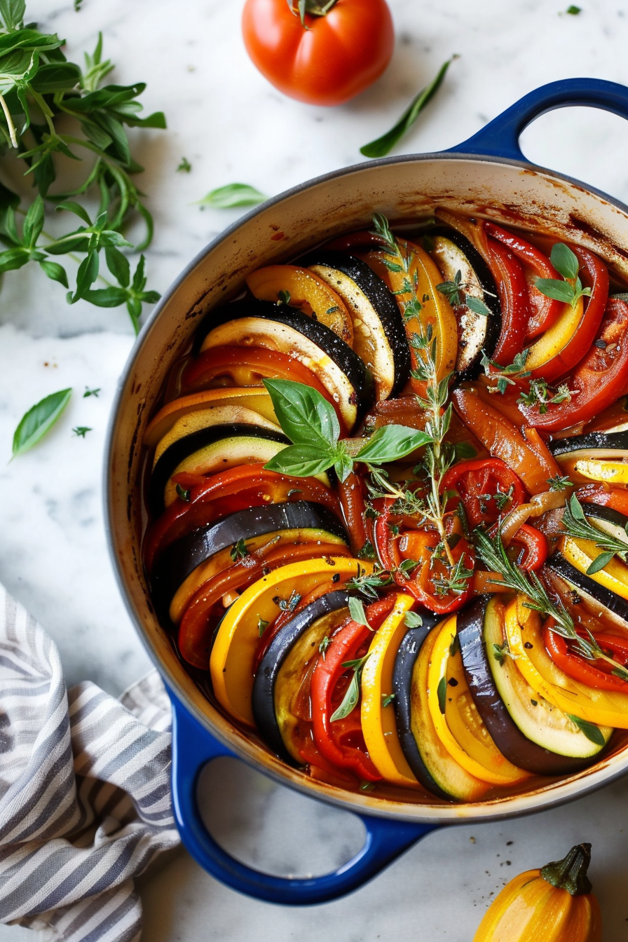 Keto Ratatouille in Dutch Oven
