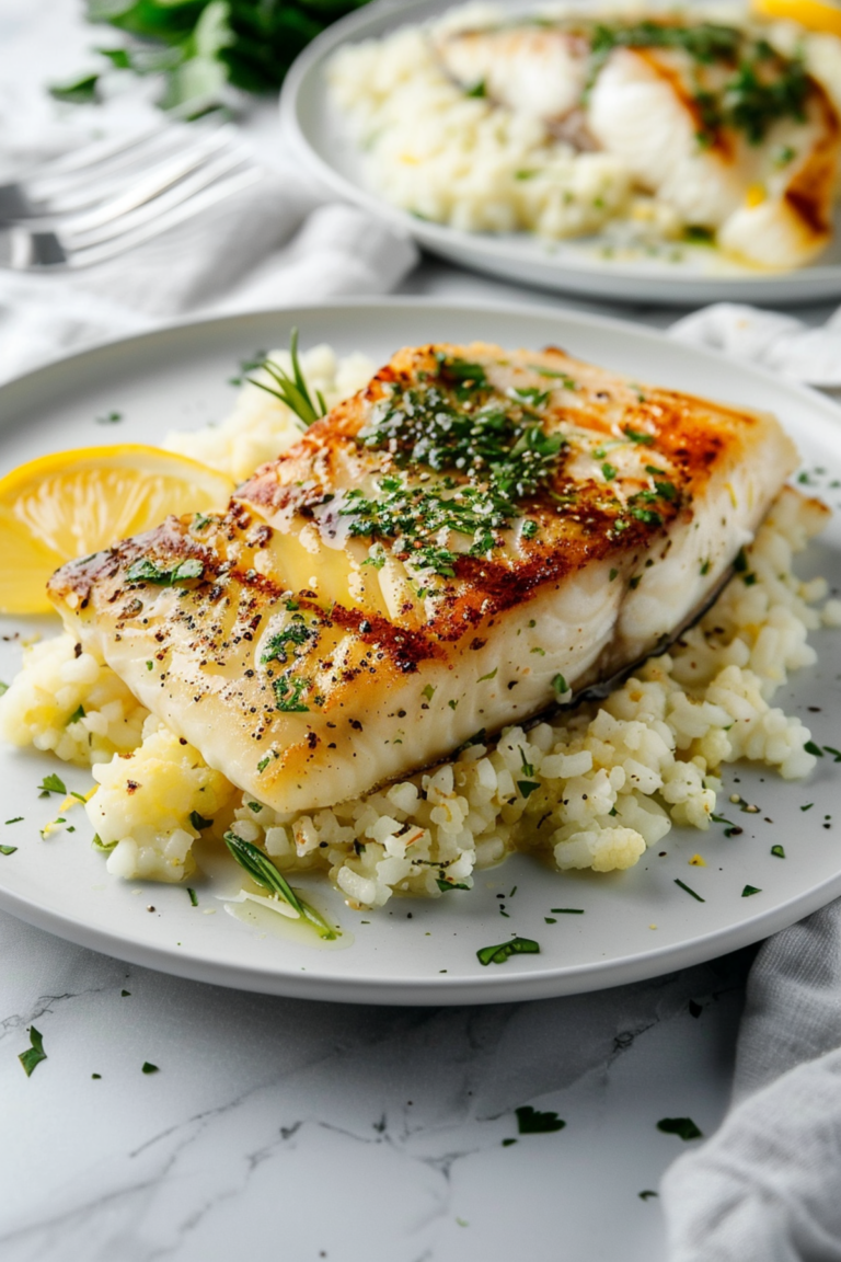 Keto Grilled Chilean Seabass with Herb Butter_001