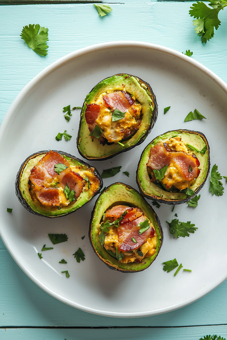 Bacon-Wrapped Avocado Bombs Ready to Serve