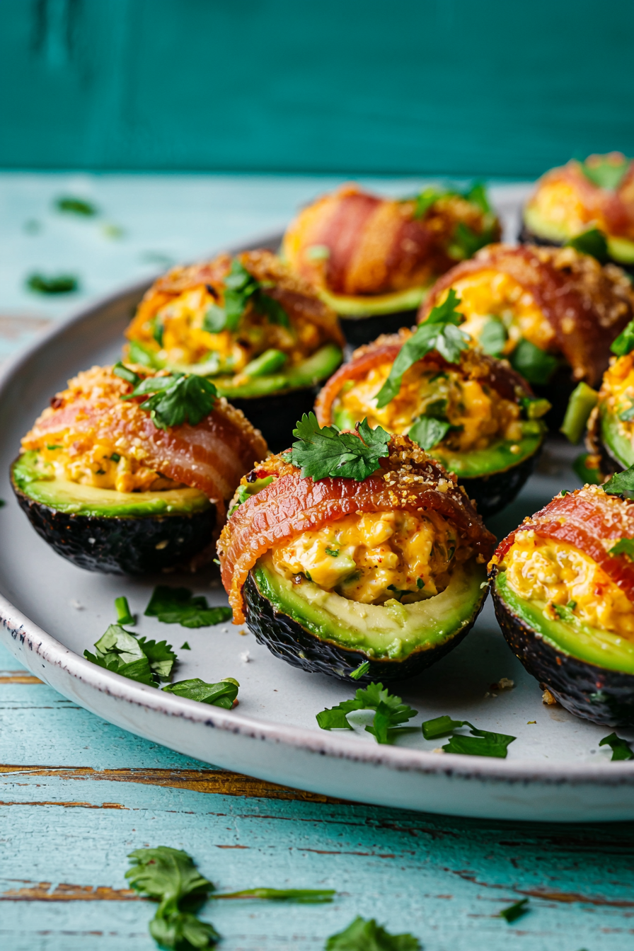 Bacon-Wrapped Avocado Bombs