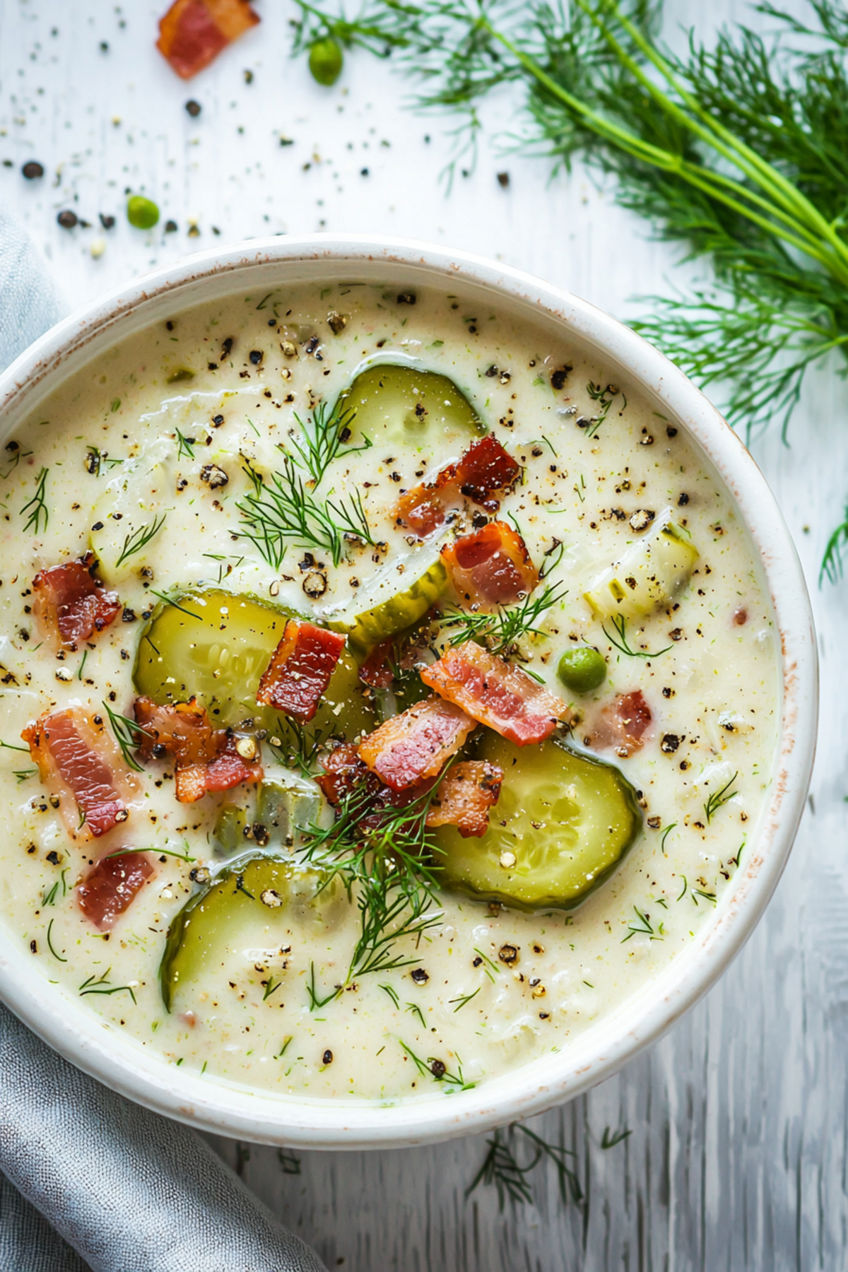 Dill Pickle Soup with Bacon Bits_001