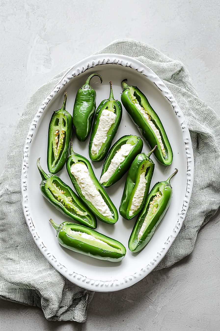 Keto Cheesecake-Stuffed Jalapeños