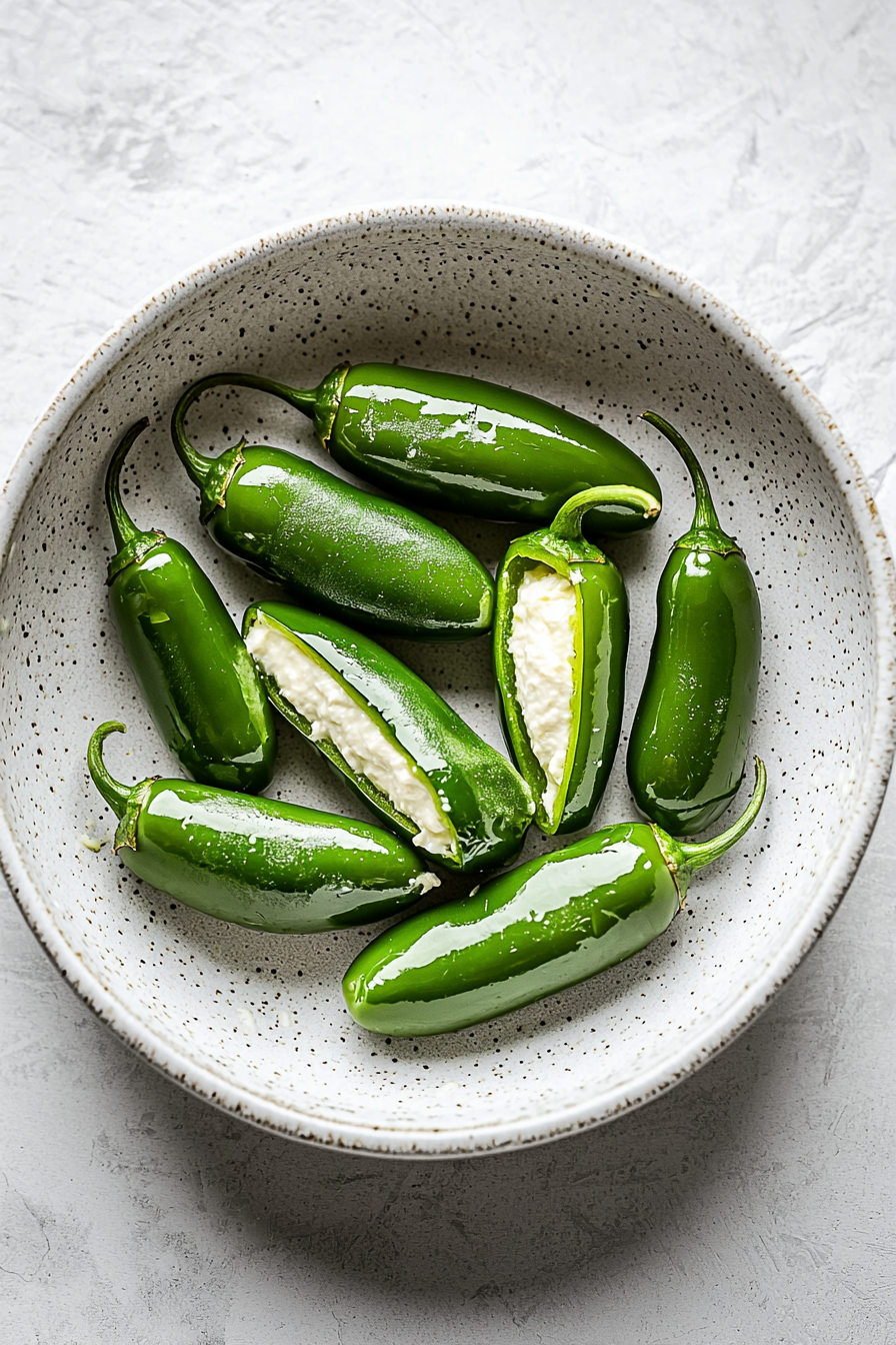 Keto Cheesecake-Stuffed Jalapeños