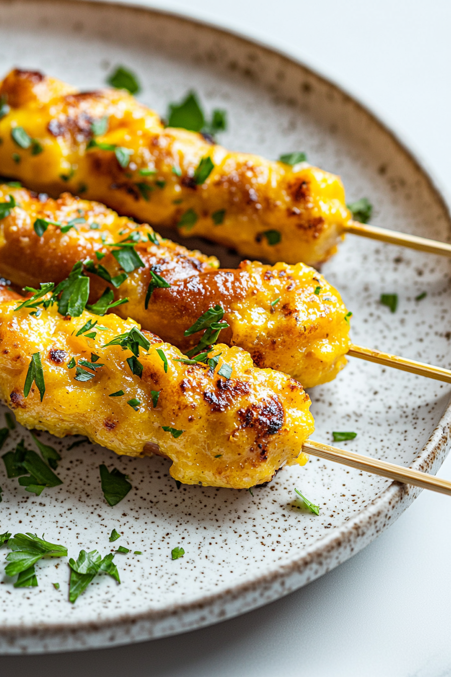 Fried Keto Corn Dogs