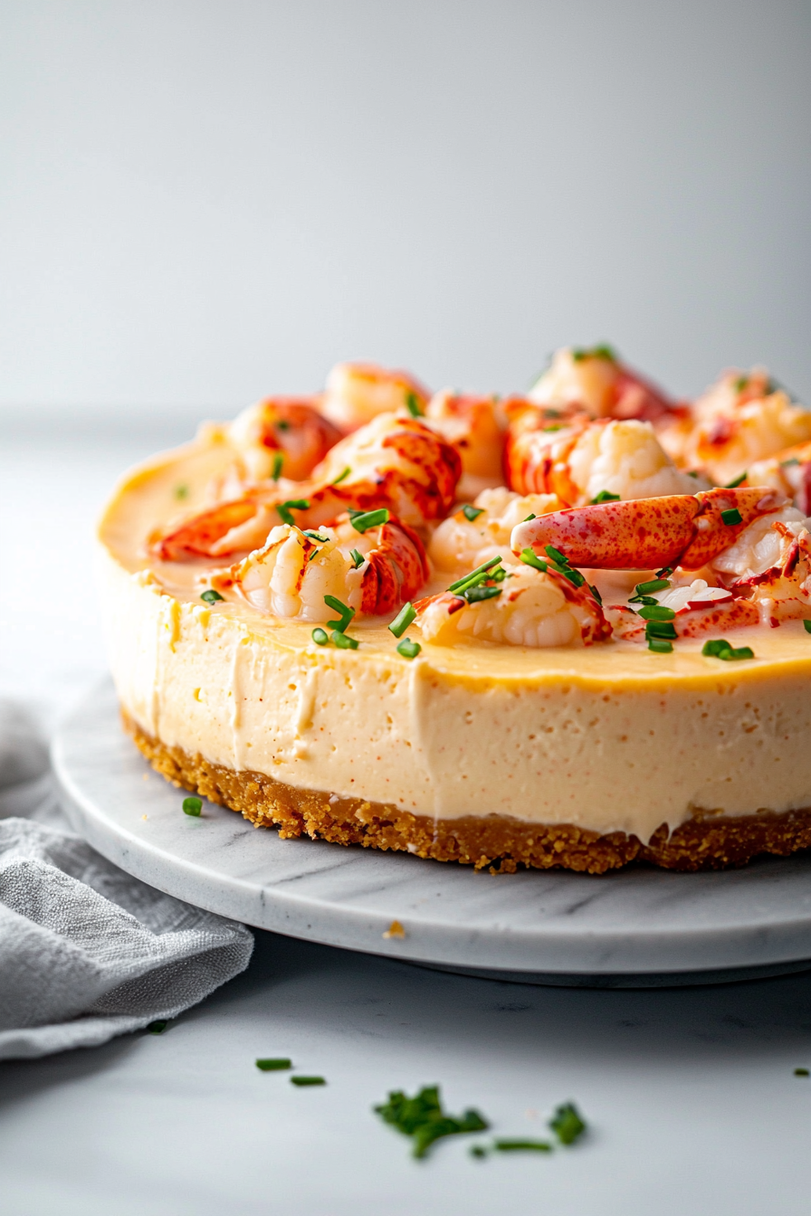 Keto Lobster Bisque Cheesecake Preparation