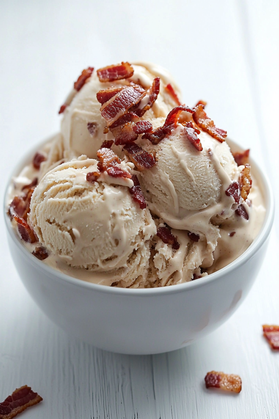 Keto Maple Bacon Ice Cream Ingredients