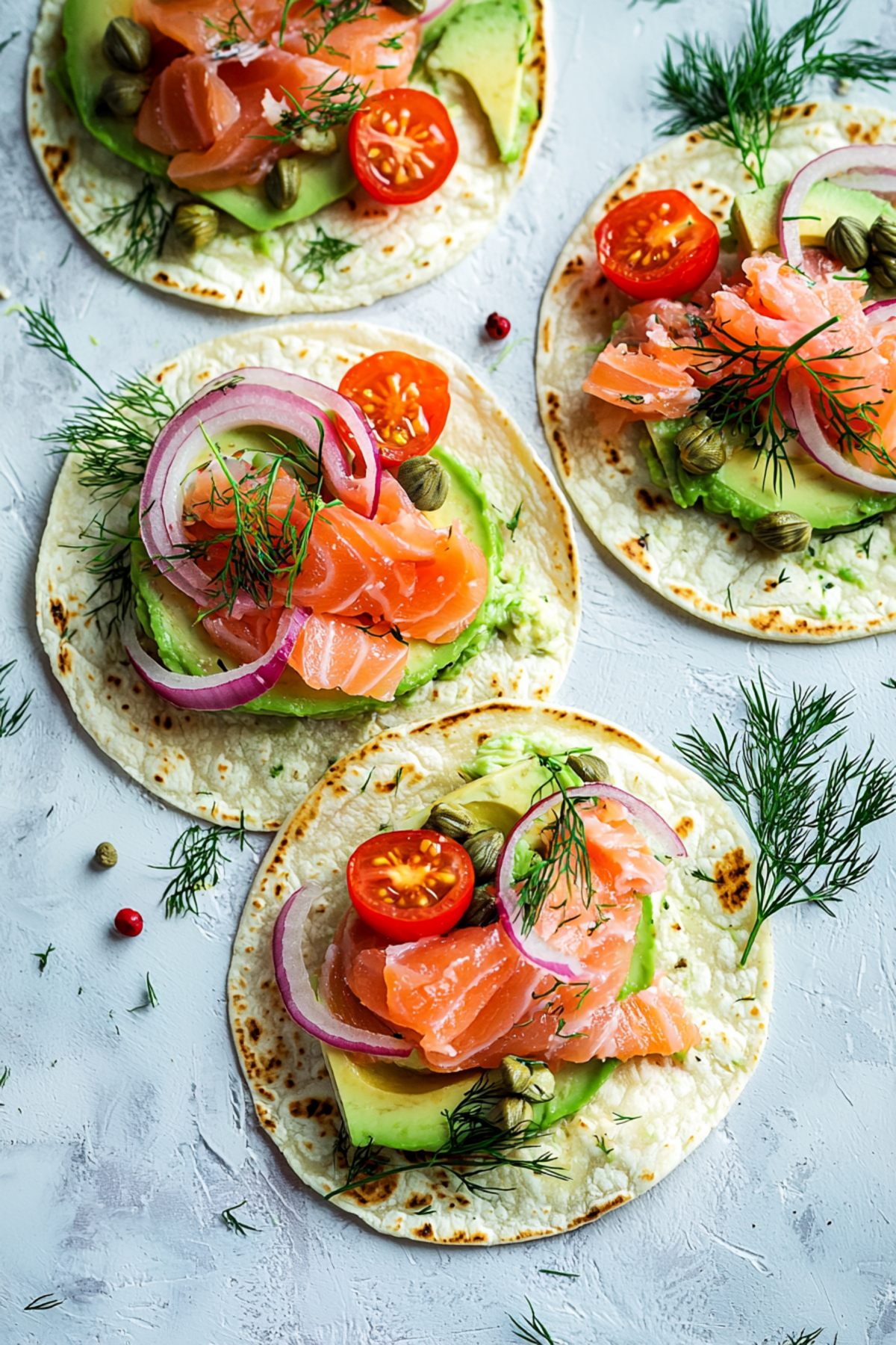 Smoked Salmon and Avocado Mousse Tacos_001