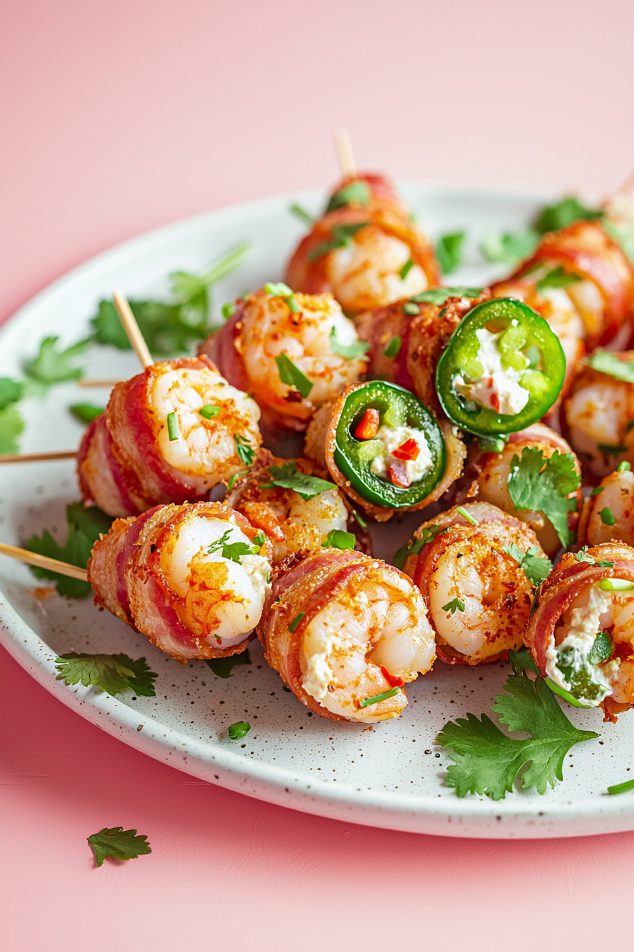 Bacon-Wrapped Shrimp Jalapeño Bites