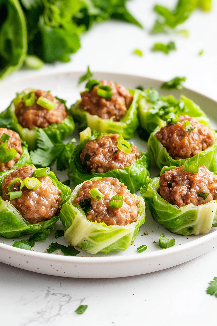 Cabbage-Wrapped Keto Dumplings