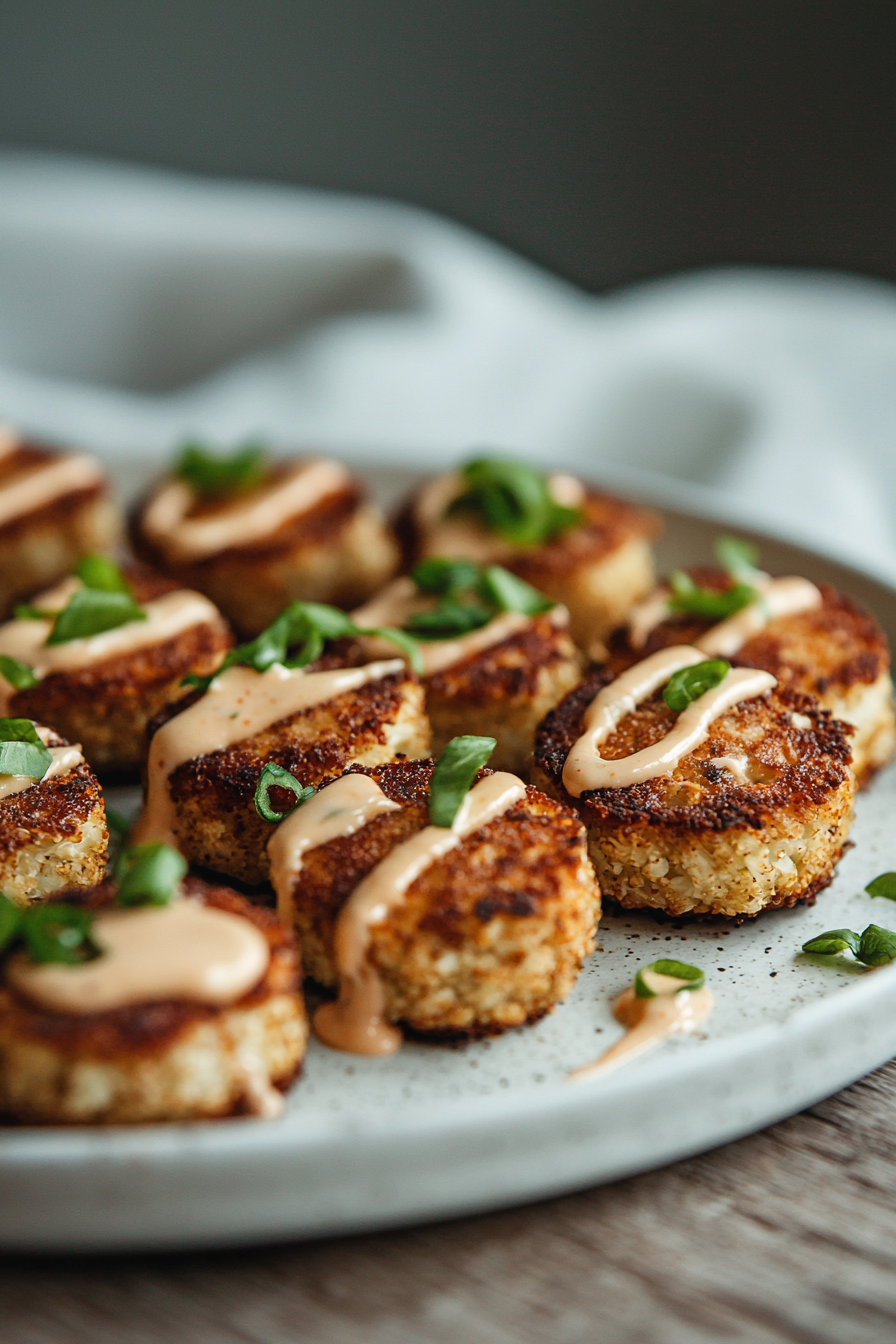 Cauliflower Nacho Cheese Bites
