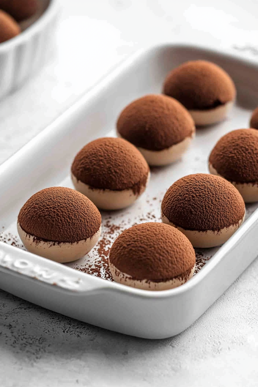 Chocolate Espresso Keto Cheesecake Bites