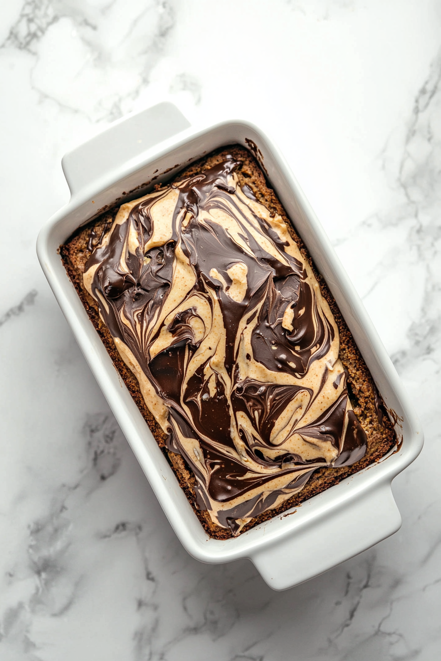 Chocolate Peanut Butter Zucchini Bread