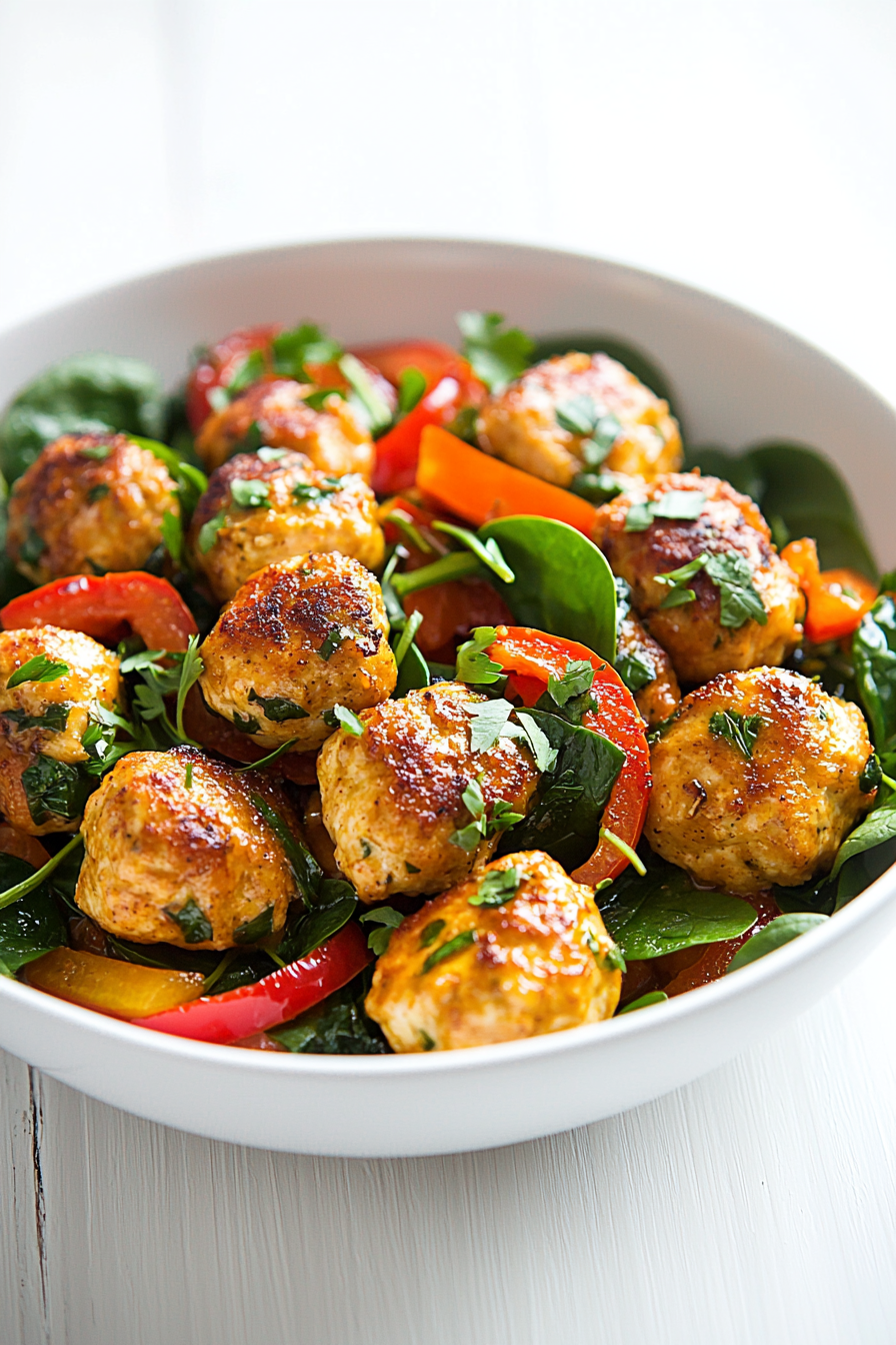 Coconut Curry Chicken Meatballs