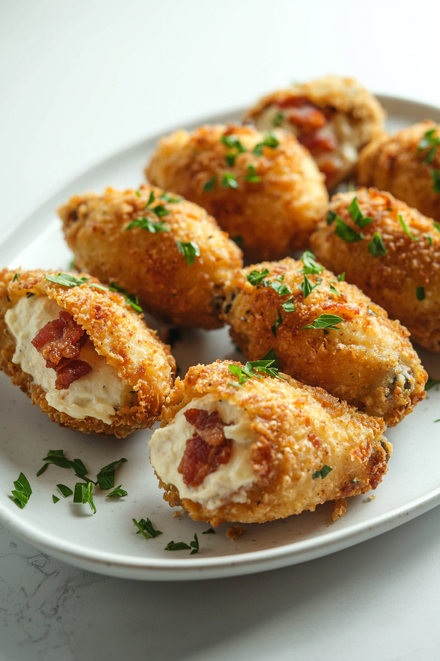 Stuffed Chicken Wings Preparation