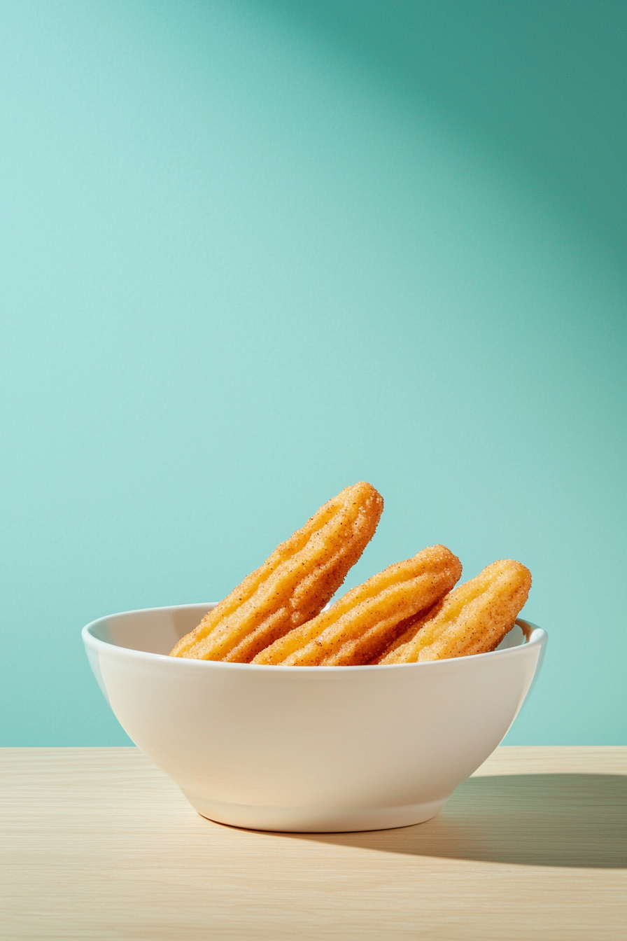 Fried Avocado Churros Plated
