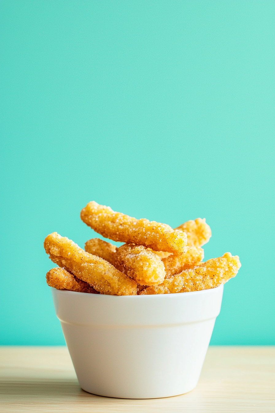 Fried Avocado Churros Preparation