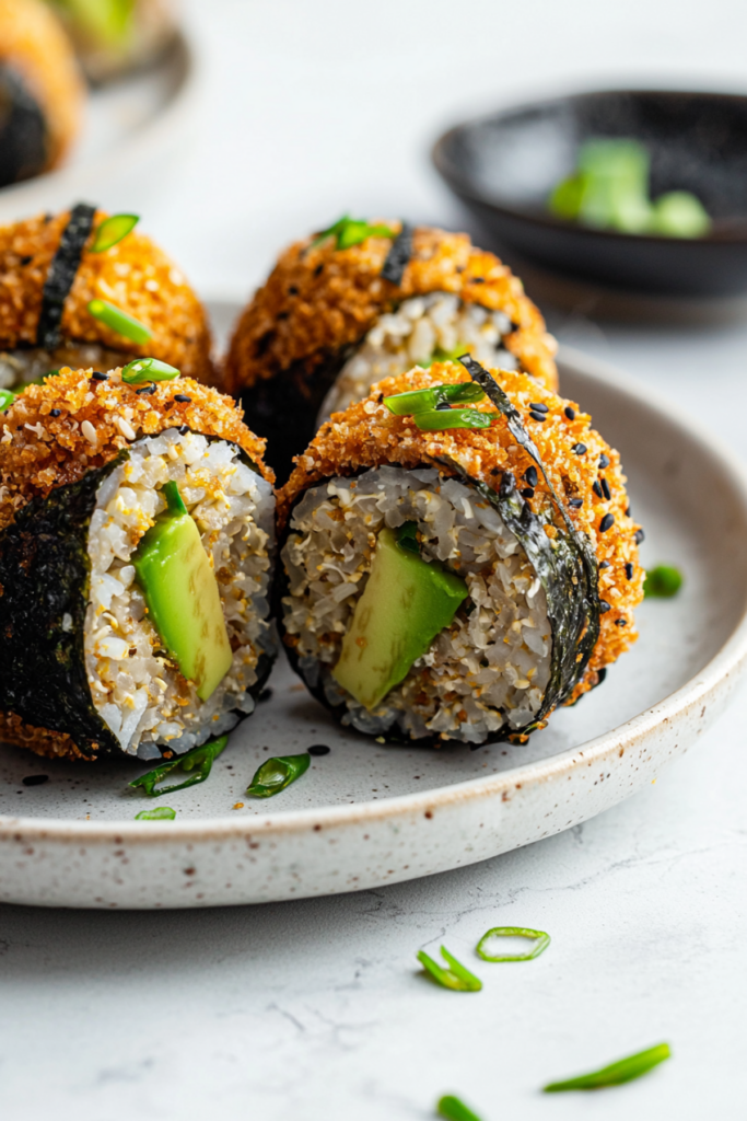 Fried Cauliflower Rice Sushi Balls_001