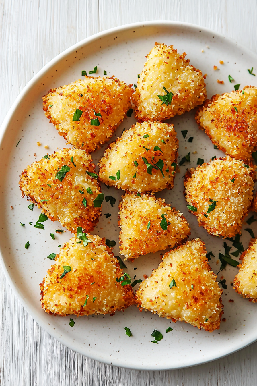 Fried Keto Ravioli Cooking Process
