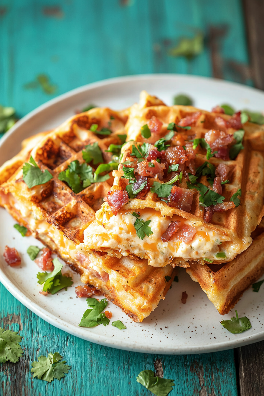Jalapeño Cheddar Keto Waffle Sandwiches Ingredients