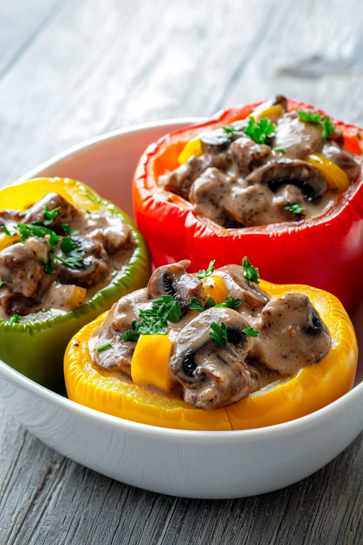 Keto Beef Stroganoff Stuffed Peppers_001