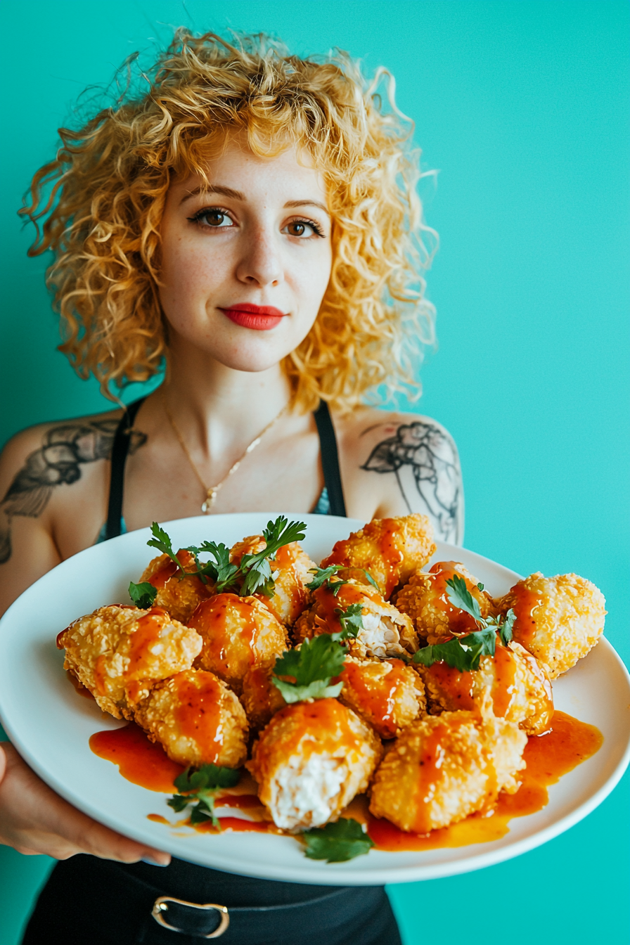 Keto Buffalo Chicken Egg Rolls