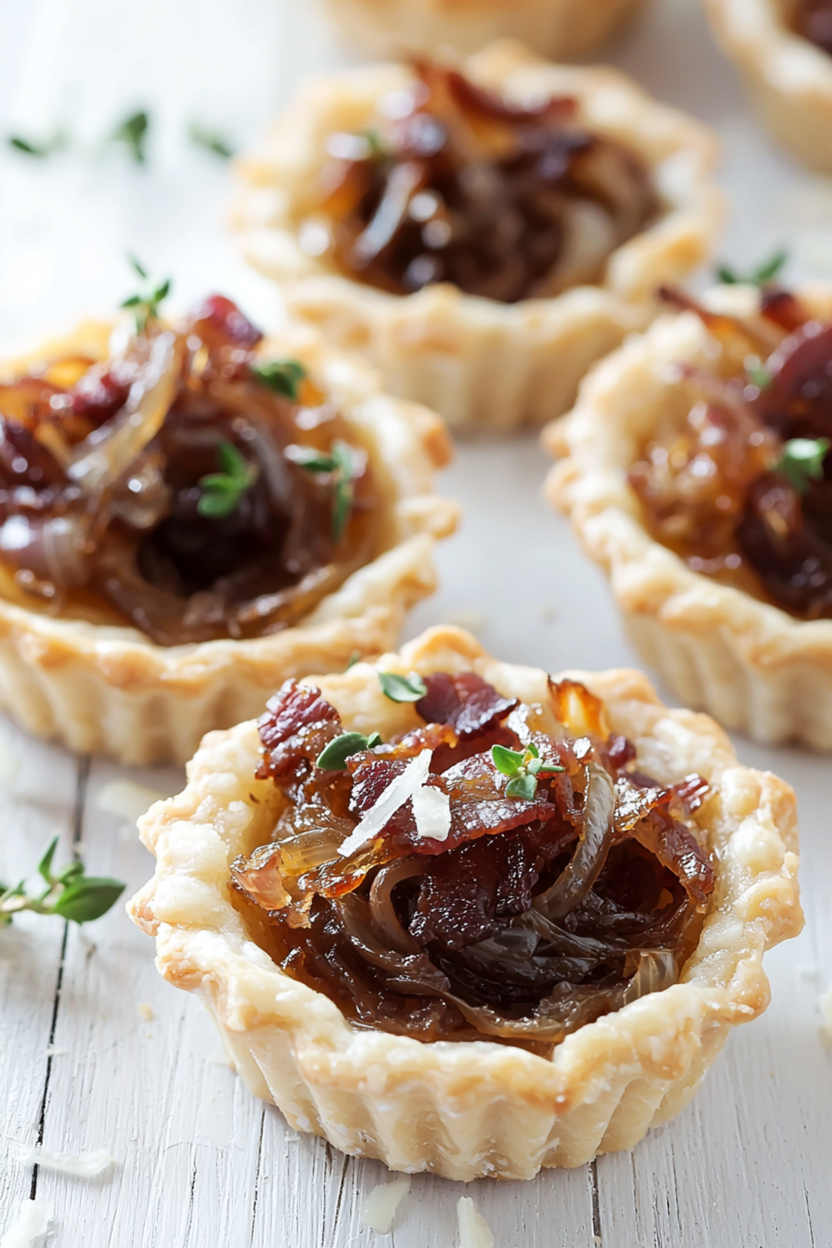 Keto Caramelized Onion and Bacon Tartlets_001