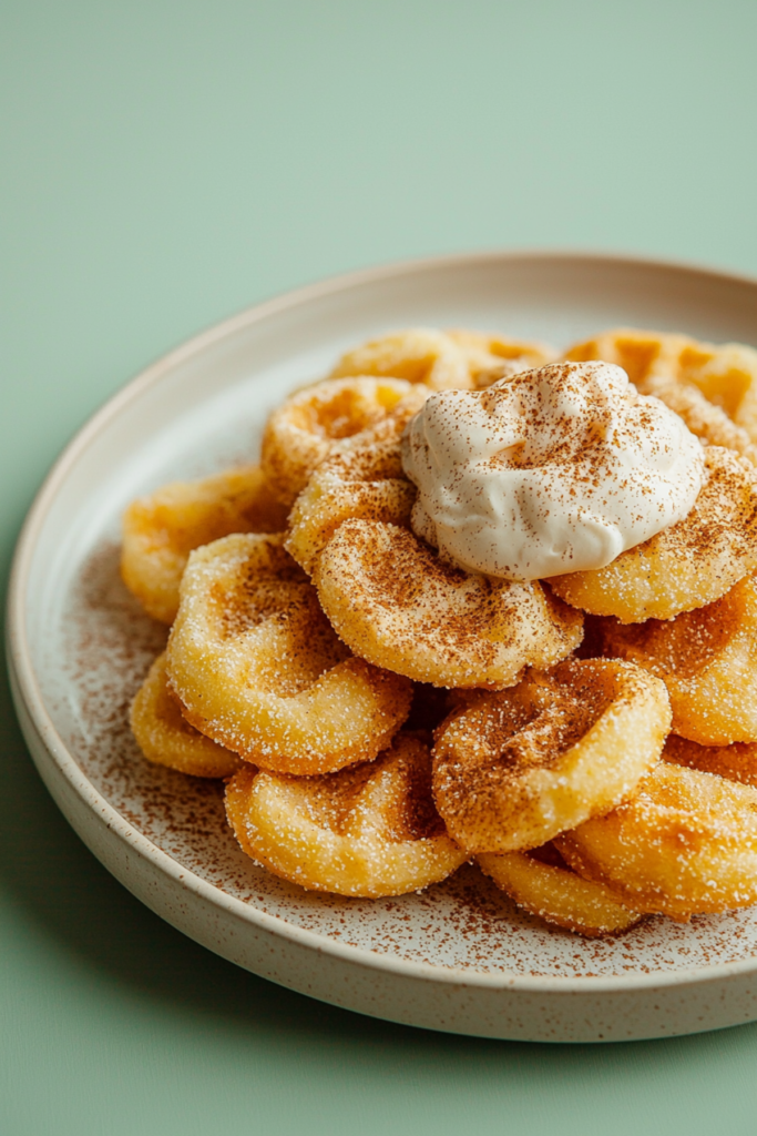 Keto Churro Waffles with Cinnamon Cream_001