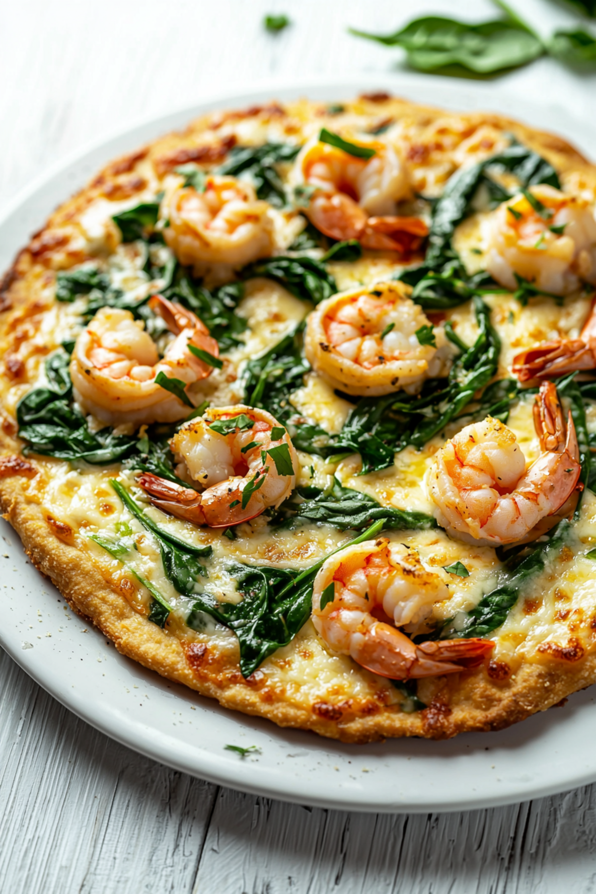 Keto Creamy Garlic Shrimp Pizza_001