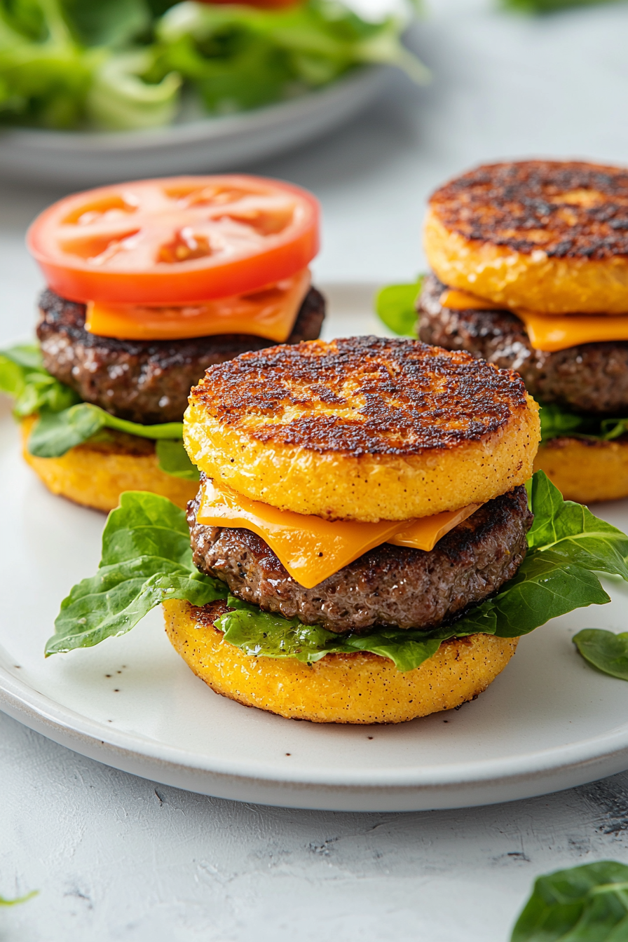 Keto Mini Cheeseburger Sliders