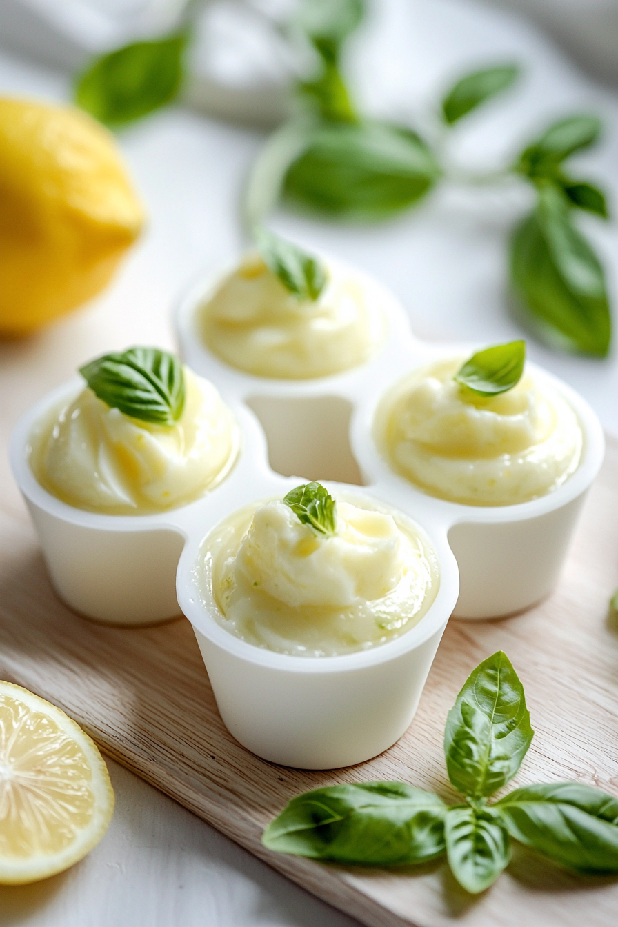 Making Lemon Basil Keto Fat Bombs
