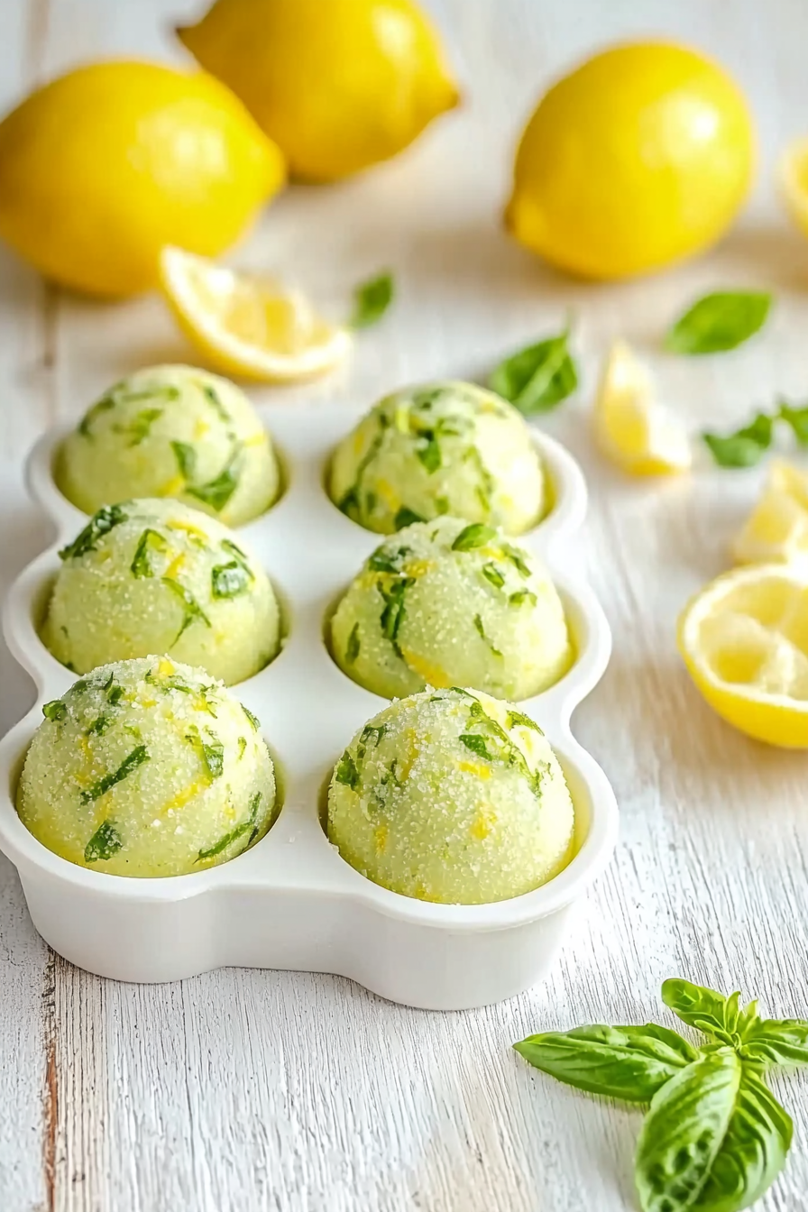 Lemon Basil Keto Fat Bombs Ingredients