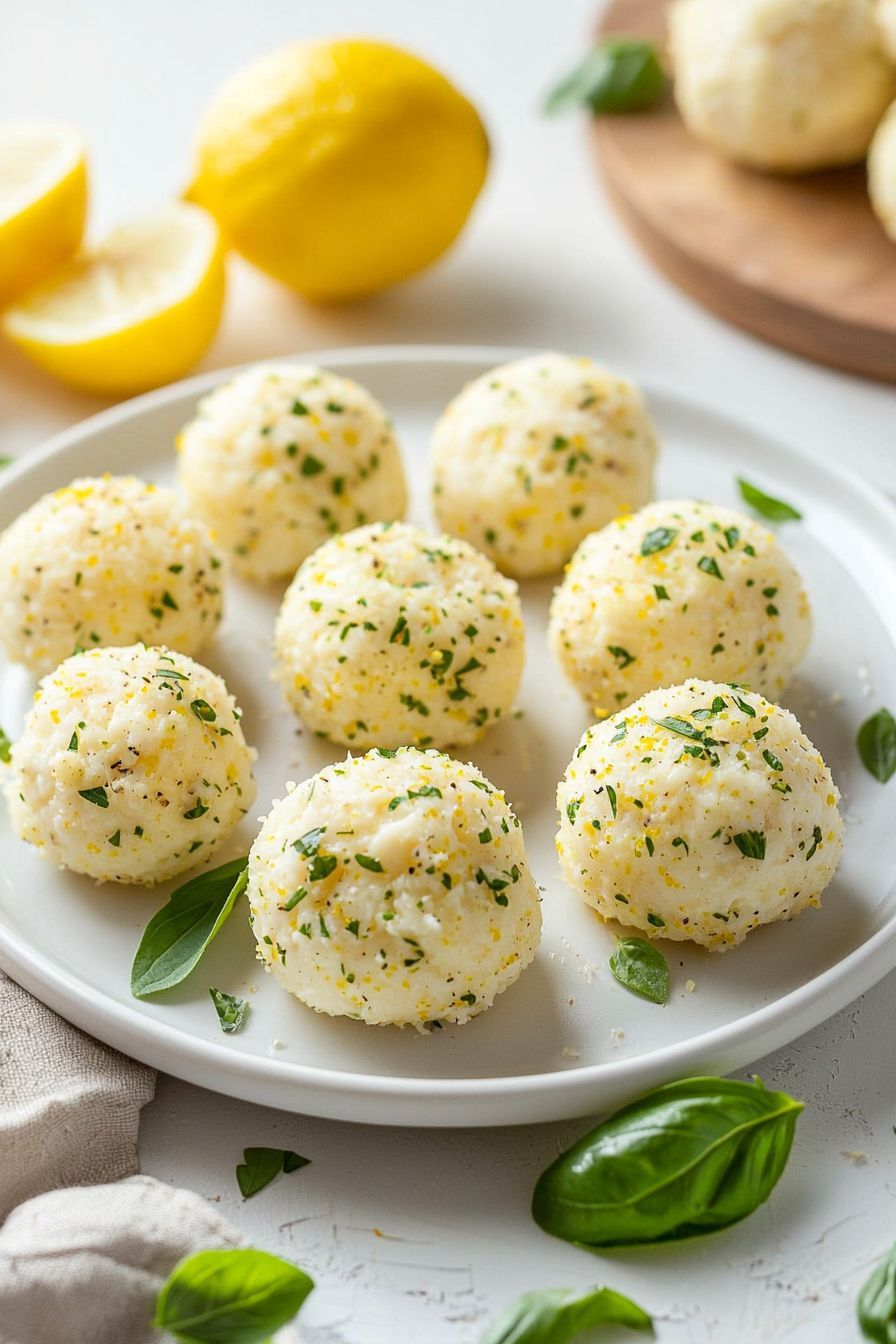 Ingredients for Lemon Herb Chicken Fat Bombs