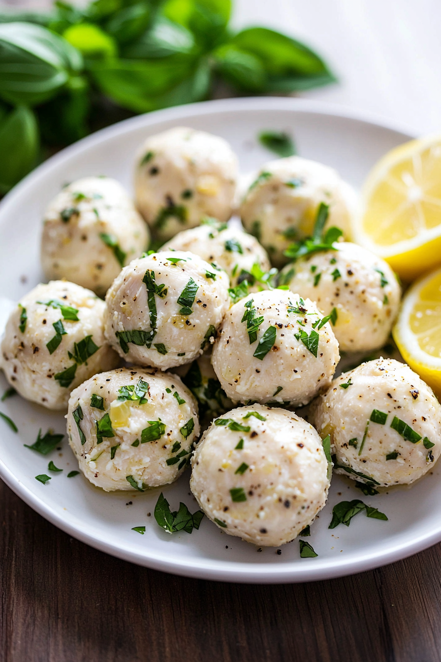 Lemon Herb Chicken Fat Bombs