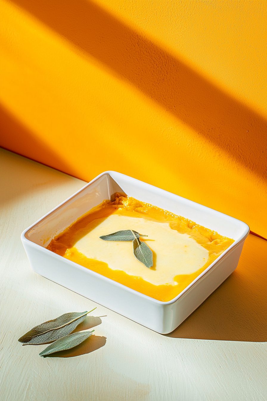 Layered Pumpkin and Sage Lasagna