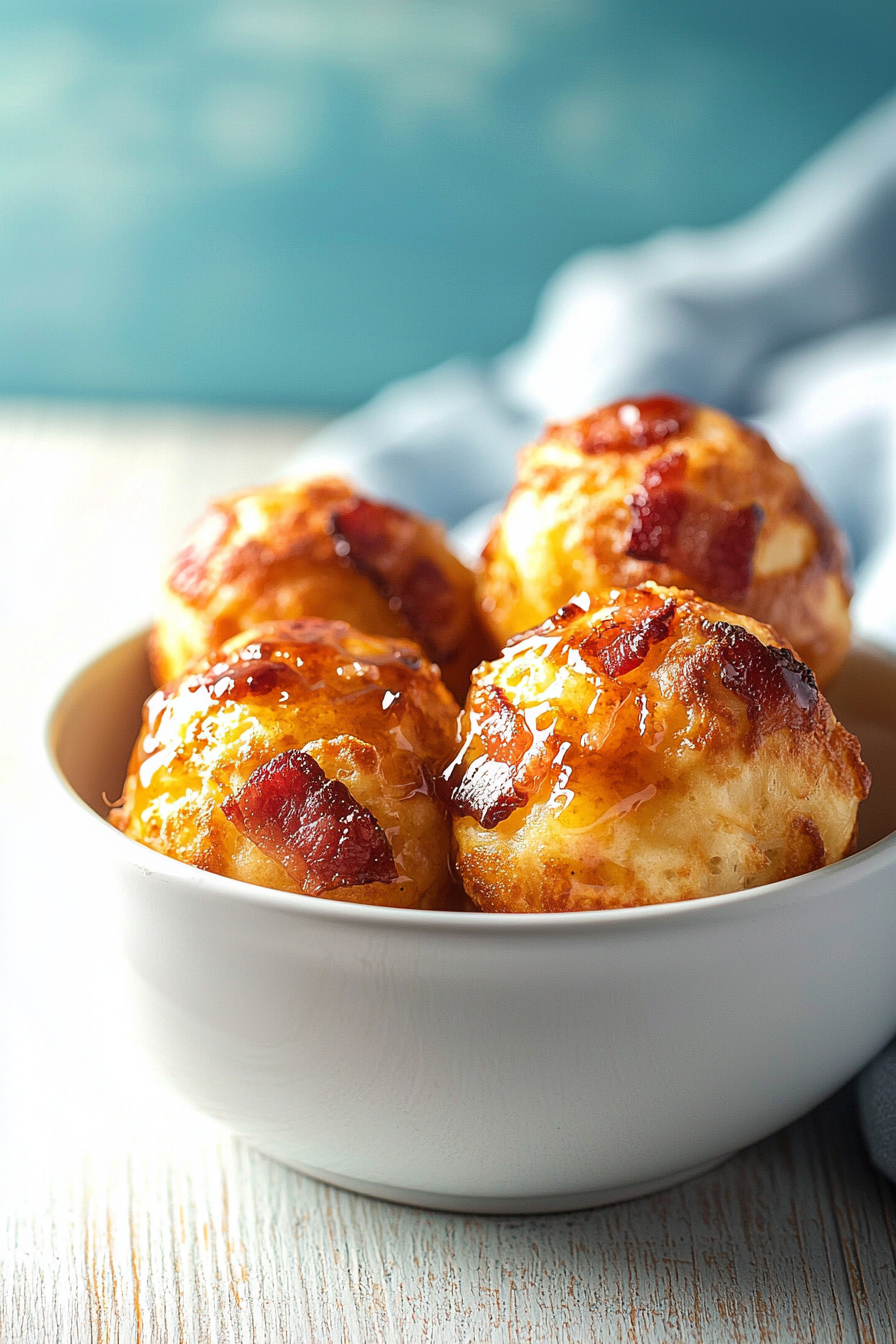 Maple Bacon Keto Pancake Bombs