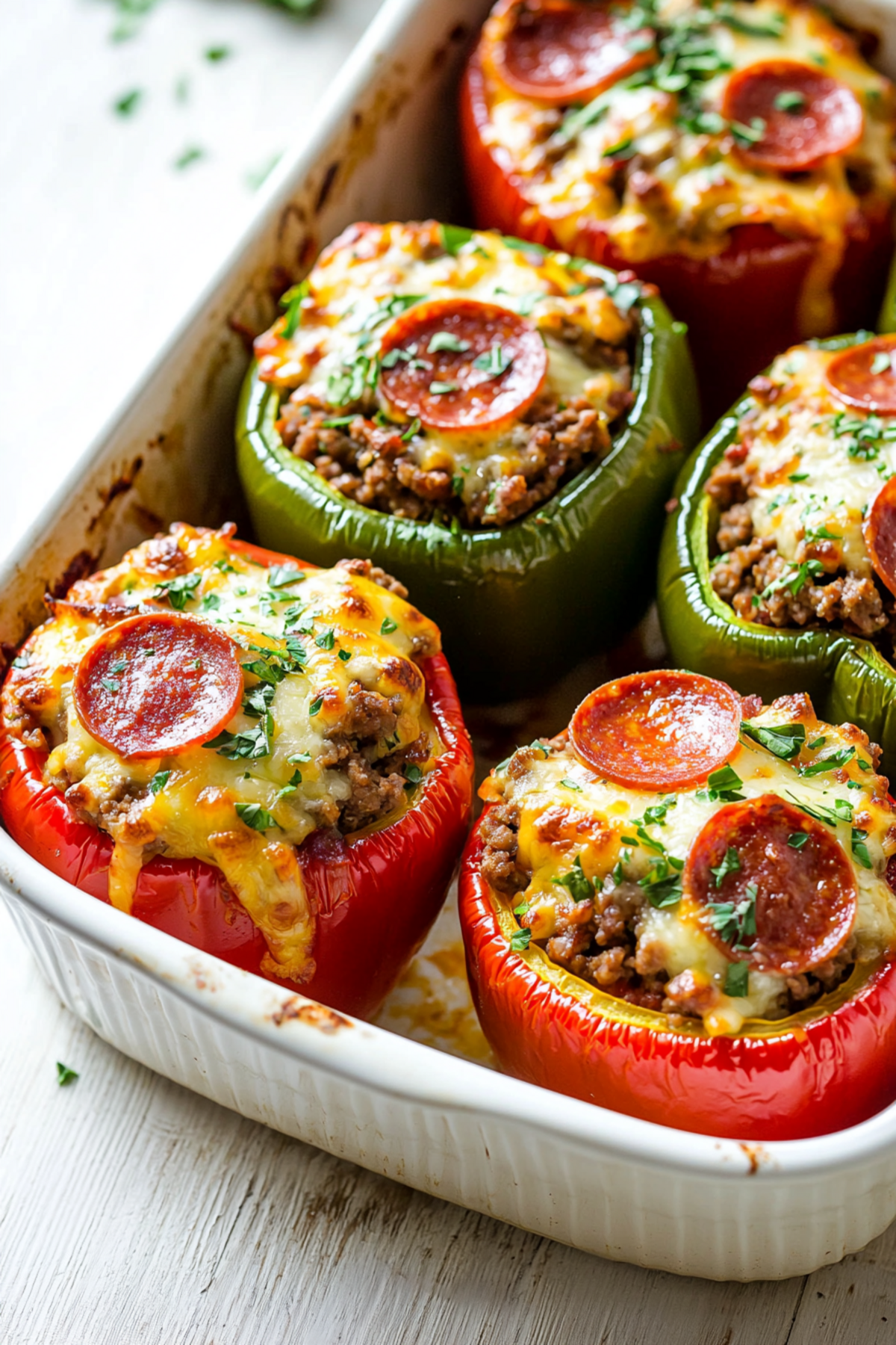 Pizza-Stuffed Bell Peppers_001