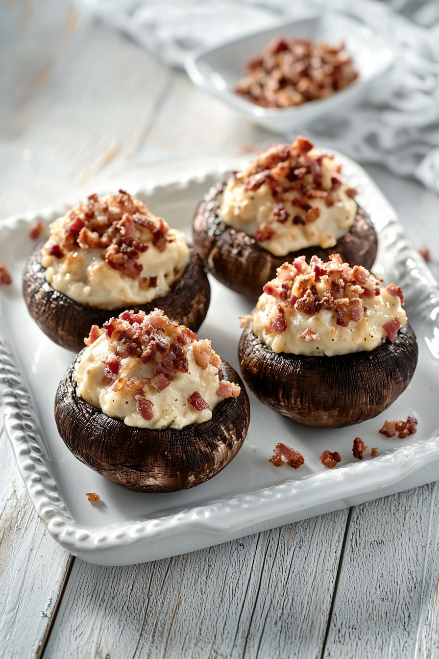 Stuffed Mushrooms Preparation