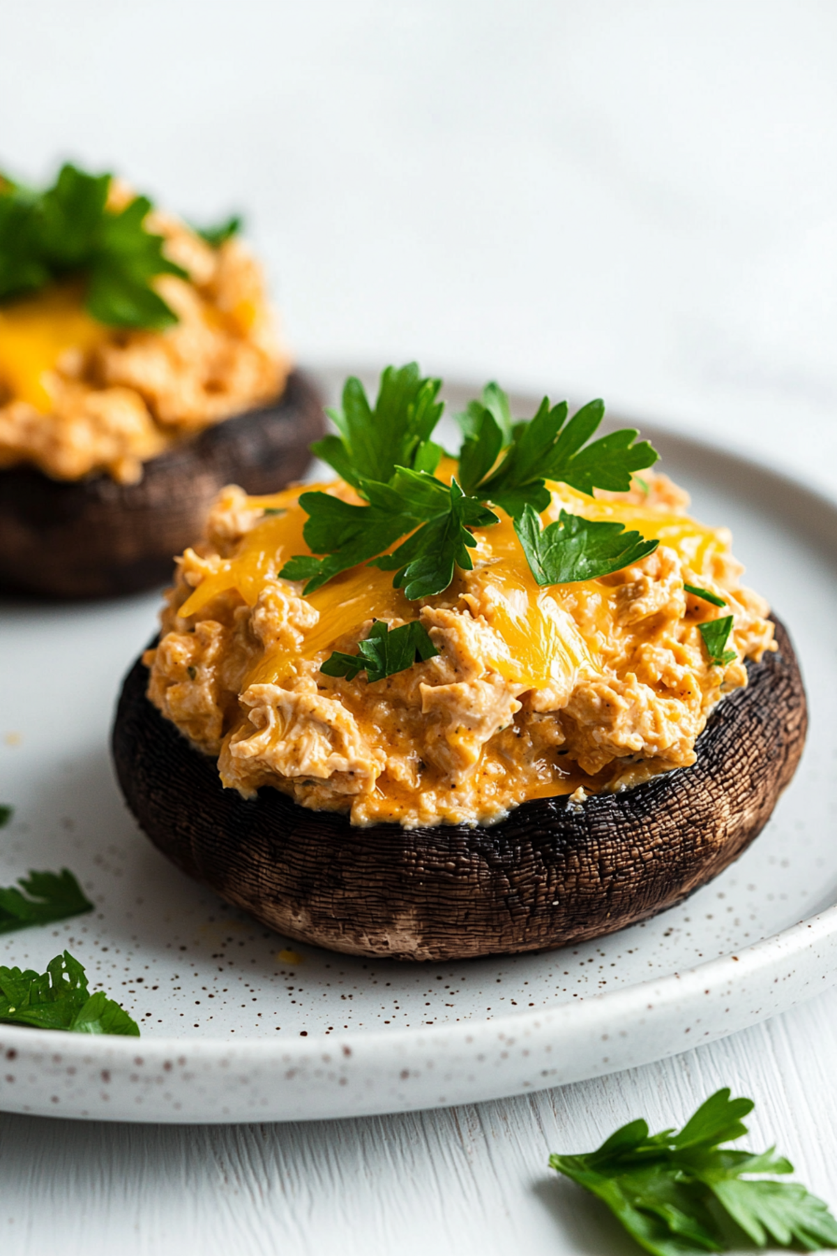 Spicy Keto Tuna Melts on Portobellos_001