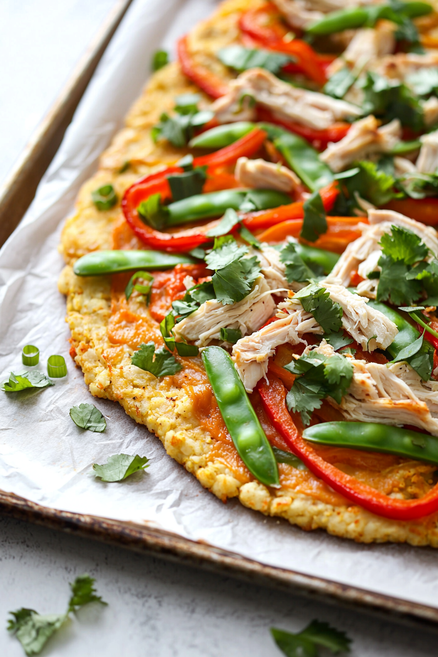 Thai Coconut Curry Keto Pizza Toppings